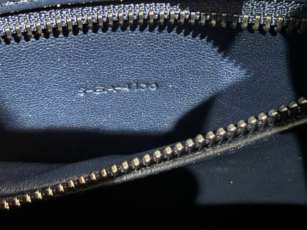 Celine 2016 Phoebe Philo Era Mirco Luggage Tote Tri Colorblock